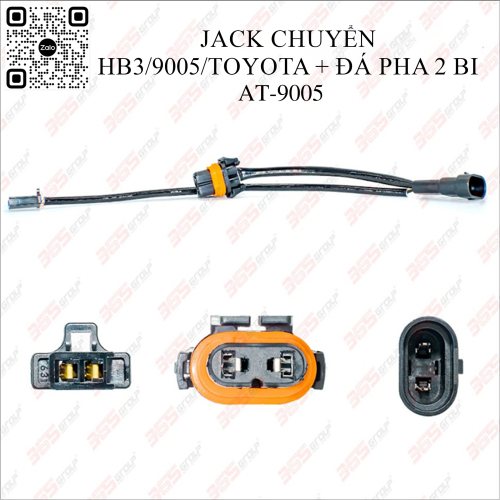 JACK CHUYỂN HB3 9005 TOYOTA ĐÁ PHA 2 BI